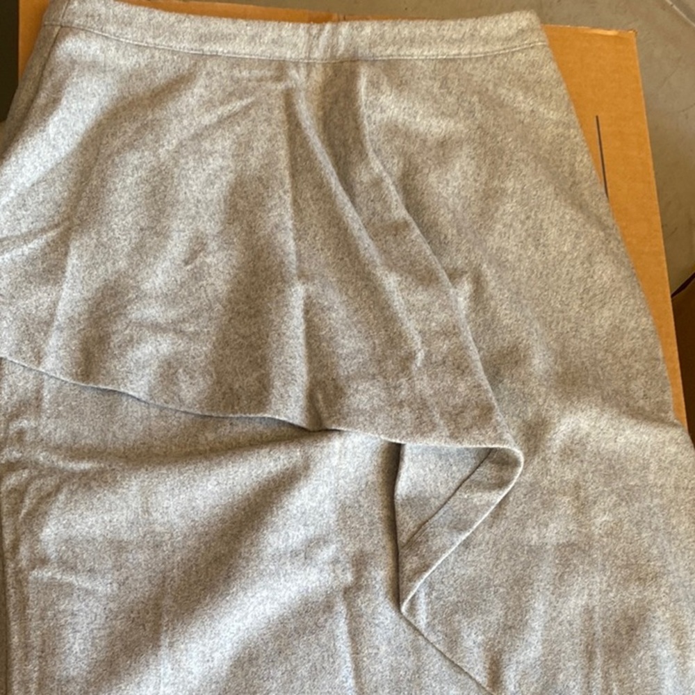 Sugarlips gray Asymmetrical Wrap Midi Skirt NWOT